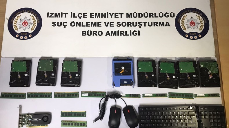 Elektronik eşya hırsızlarına operasyon; 6 kişi gözaltına alındı