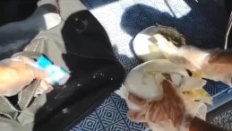 Esrarı peynire sarmış! Otobüste böyle yakalandı