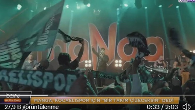 MaNga’nın Kocaelispor şarkısı beIN SPORTS ile milyonlara ulaştı!