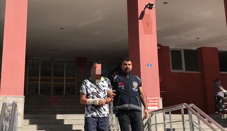 Eşine saldıran öfkeli koca tutuklandı
