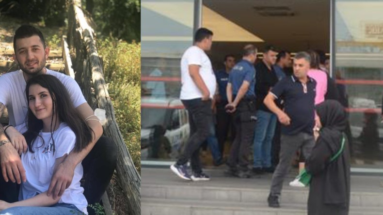 Doğumunu beklerken, cenazesini kucaklarına aldılar