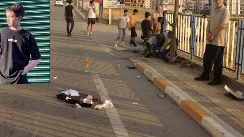 Ehliyetsiz bindiği motosiklet ölümüne sebep oldu