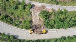 Başiskele’de heyelan tehlikesi geçiren bölgelerde güvenlik sağlanıyor