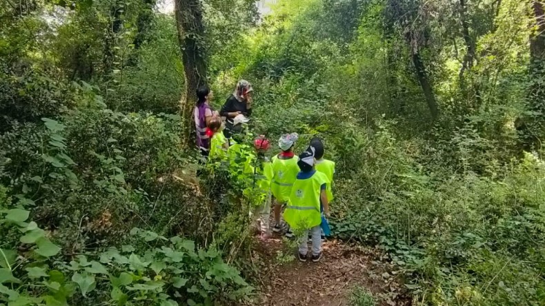 Çocuklar doğa atölyelerinde!