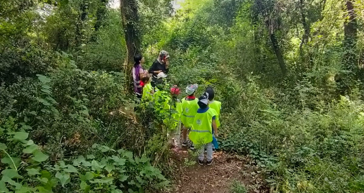 Çocuklar doğa atölyelerinde!