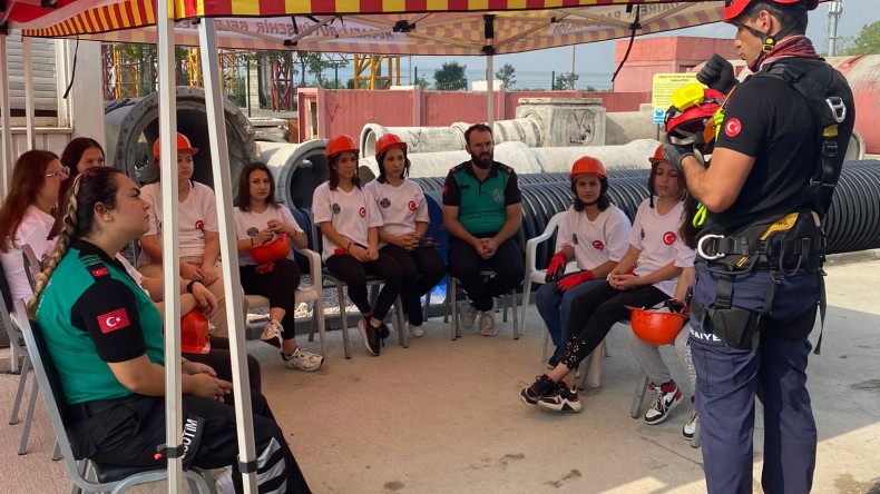 Büyükşehir İtfaiyesi’nden GESOTİM’e eğitim