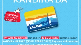 Kandıra’ya geçici seyahat kart ofisi açılıyor!