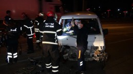 Babasının cenazesine giderken hastanelik oldu