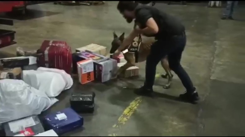 Ses sitemine zulalanan esrar, polise takıldı!