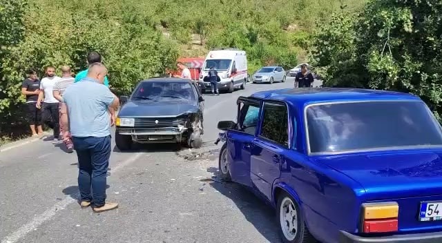 Komşuda kaza; 2 yaralı