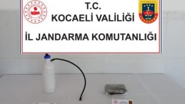 Baskın yapılan evde 100 gram esrar ele geçirildi!