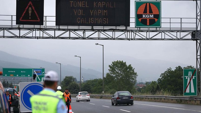 Sürücüler dikkat! TEM Otoyolunun bu bölümü kapalı!