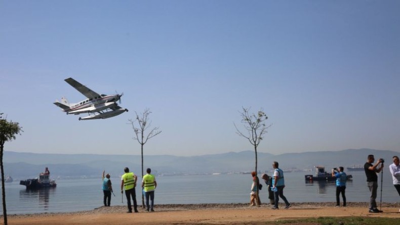 Havadan denetim denizden ve karadan temizlik