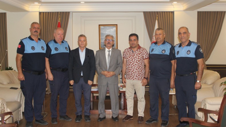 İzmit Zabıtasından Kaymakam Çelikkaya’ya ziyaret