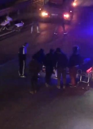 Alkollü motokurye yoğun bakıma alındı!