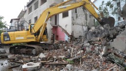 Mehmet Ali Paşa’daki 4 bina yıkıldı