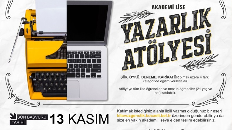 Akademi Lise Yazarlık Atölyesi’nde yeni dönem kayıtları başlıyor