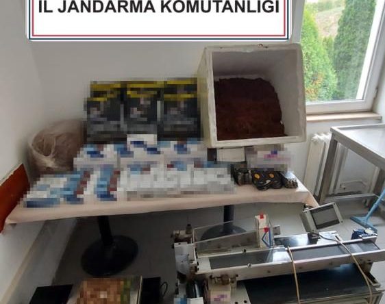 Kocaeli’nde jandarma ekiplerinden kaçak sigara operasyonu