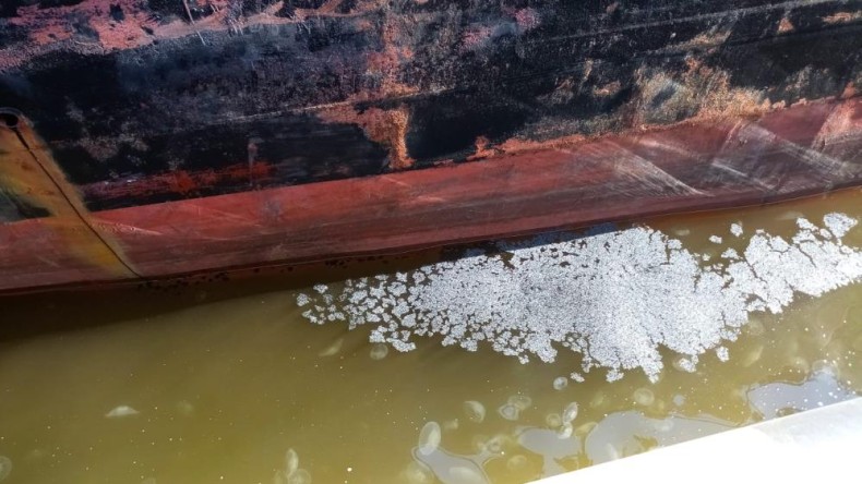 Denizi siyaha bürüyen gemiye rekor ceza