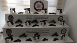 Kocaeli’de çok sayıda silah ele geçirildi