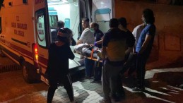 Motosikletten düşen sürücü yaralandı