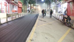 Fatih Caddesi’ne 560 ton asfalt serildi