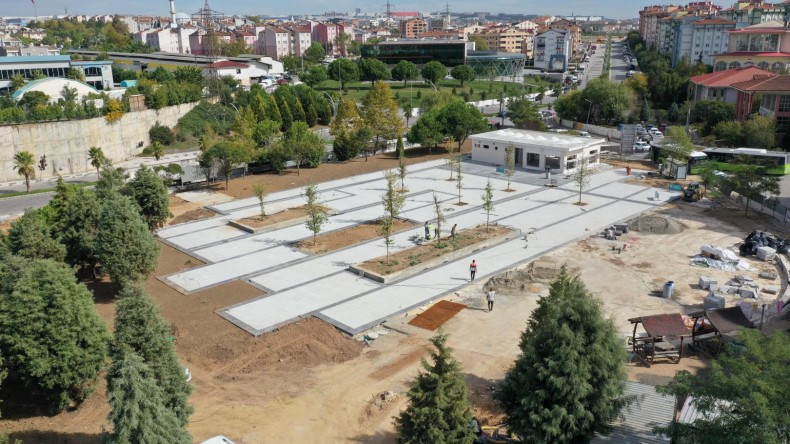 Çayırova Cumhuriyet Mahallesi Parkı’nda sona doğru