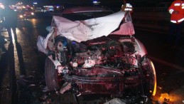 Düğün dönüşünde feci kaza; 2’si çocuk 6 yaralı