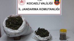 Kocaeli’de 3 kilo 700 gram esrar ele geçirildi