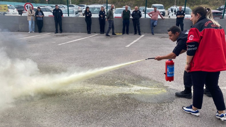 Büyükşehir İtfaiyesi, eğitimde vites yükseltti!