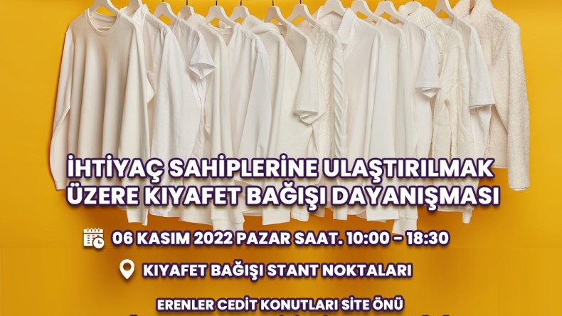 İzmit Belediyesi Pazar günü 2. el kıyafet bağış standı kuracak