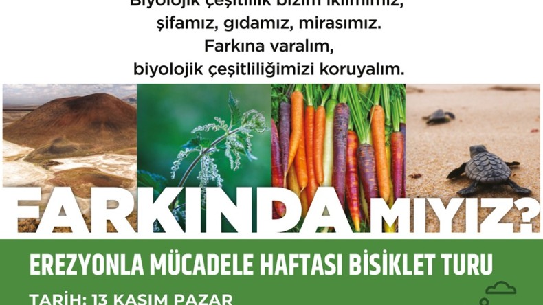 İzmit’te pedallar erozyonla mücadele için çevrilecek