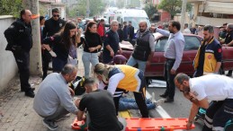 Paramparça olan otomobilde can pazarı