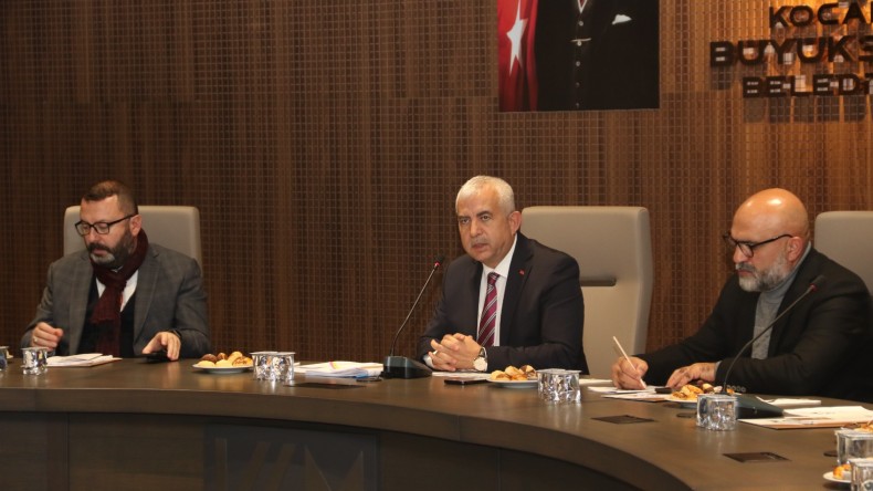 Büyükşehir’de aylık koordinasyon toplantısı