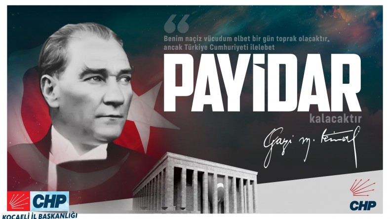 Başkan Yıldızlı: “Saat 9’u 5 geçe Ata’mızın huzurundayız”