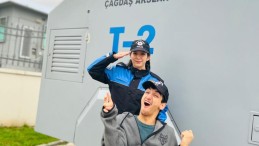 Hasan Can’ın TOMA’ya binme hayali gerçeğe dönüştü