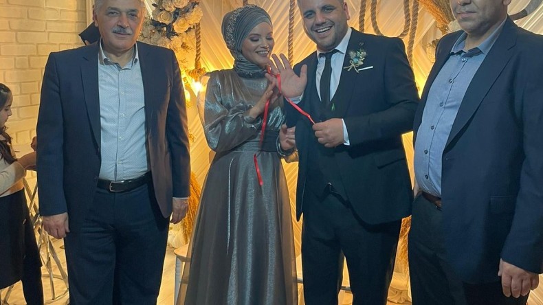 Ertuğrul ve Sibel çifti evliliğe ilk adımını attı