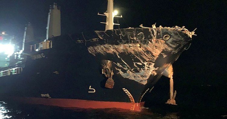 Boğazda gemi kazası