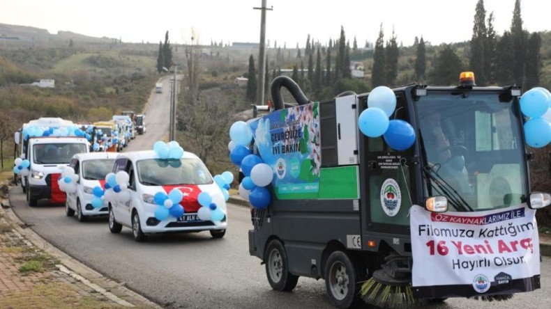 Öz kaynaklarla 16 yeni hizmet aracı