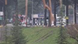 Lastik fabrikasında korkutan yangın