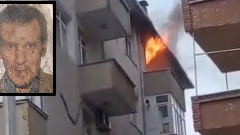 Korkunç yangın; Yaşlı çiftten biri öldü, diğeri ağır yaralandı