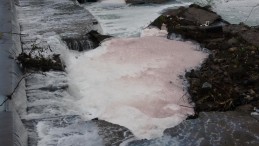Kilez Deresi beyaza büründü; Ekipler harekete geçti