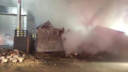 Fabrikada korkunç yangın