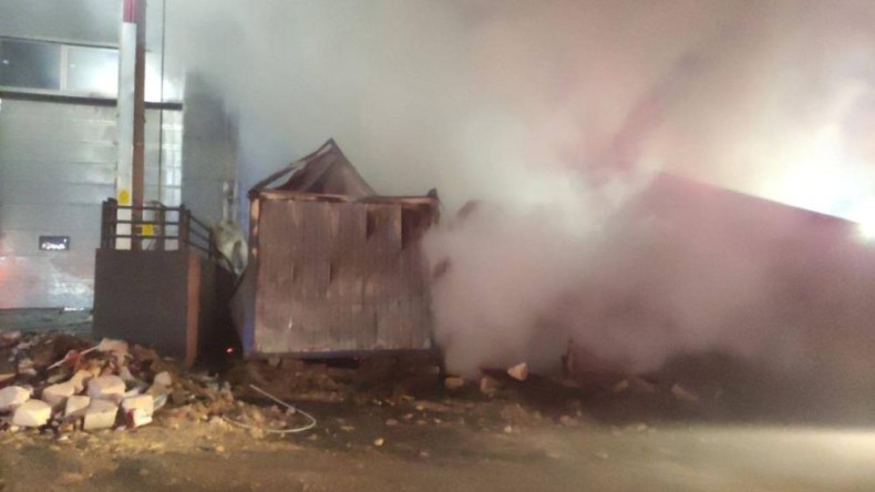 Fabrikada korkunç yangın