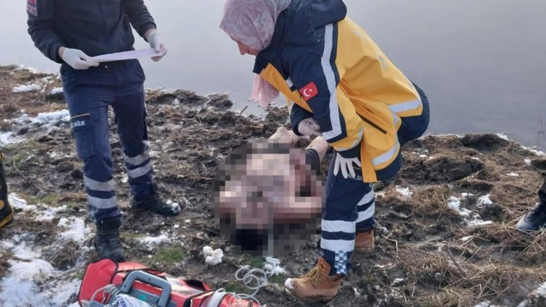 Gölette ceset bulundu