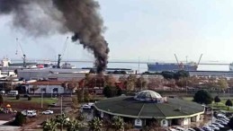 Limanda bomba gibi patlama