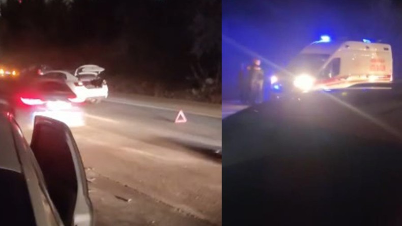 TEM’de kaza; 5 araç birbirine girdi