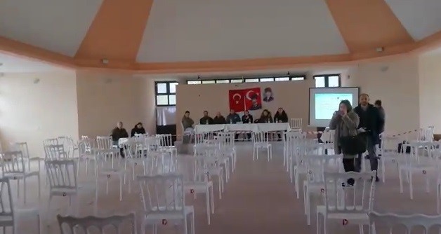 O projenin ÇED toplantısına vatandaş izin vermedi