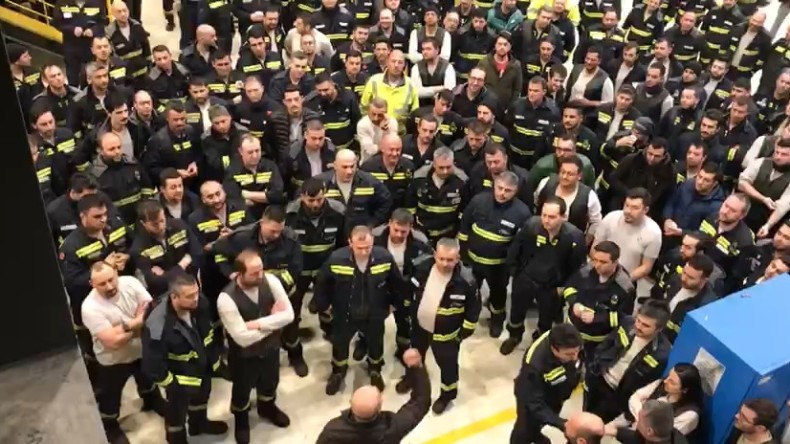 TÜPRAŞ’ta iş yavaşlatma eylemi başladı