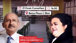 Kemal Kılıçdaroğlu Leyla Atakan Şehir Kütüphanesinin açılış kurdelesini kesecek
